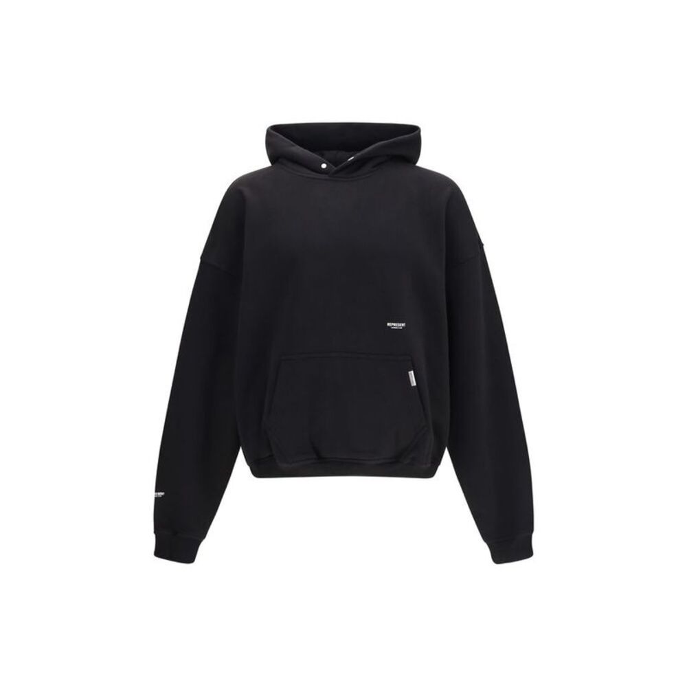 Represent Black Cotton Men's Sweatshirt